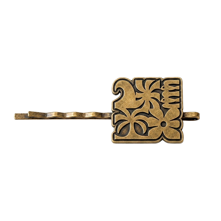 Die Struck Metal Hair Clips - Custom Ribbons Now