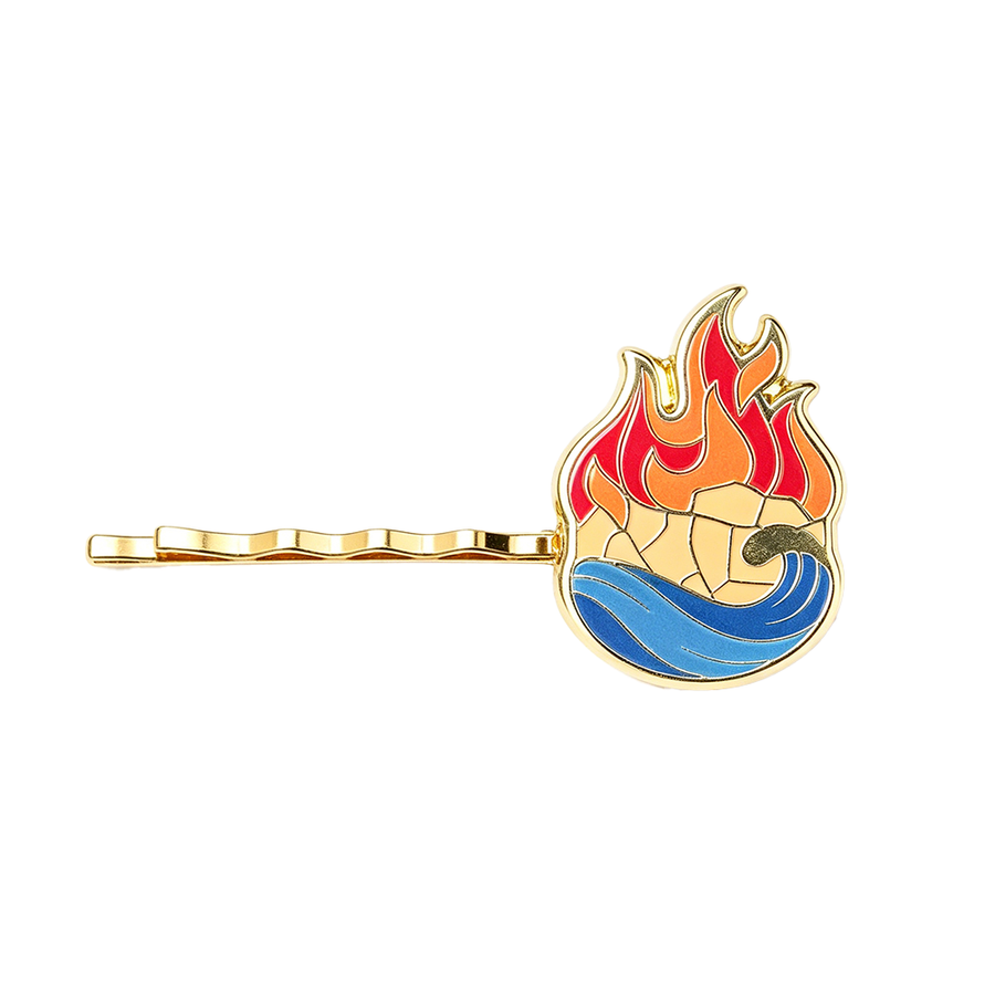Hard Enamel Metal Hair Clips - Custom Ribbons Now