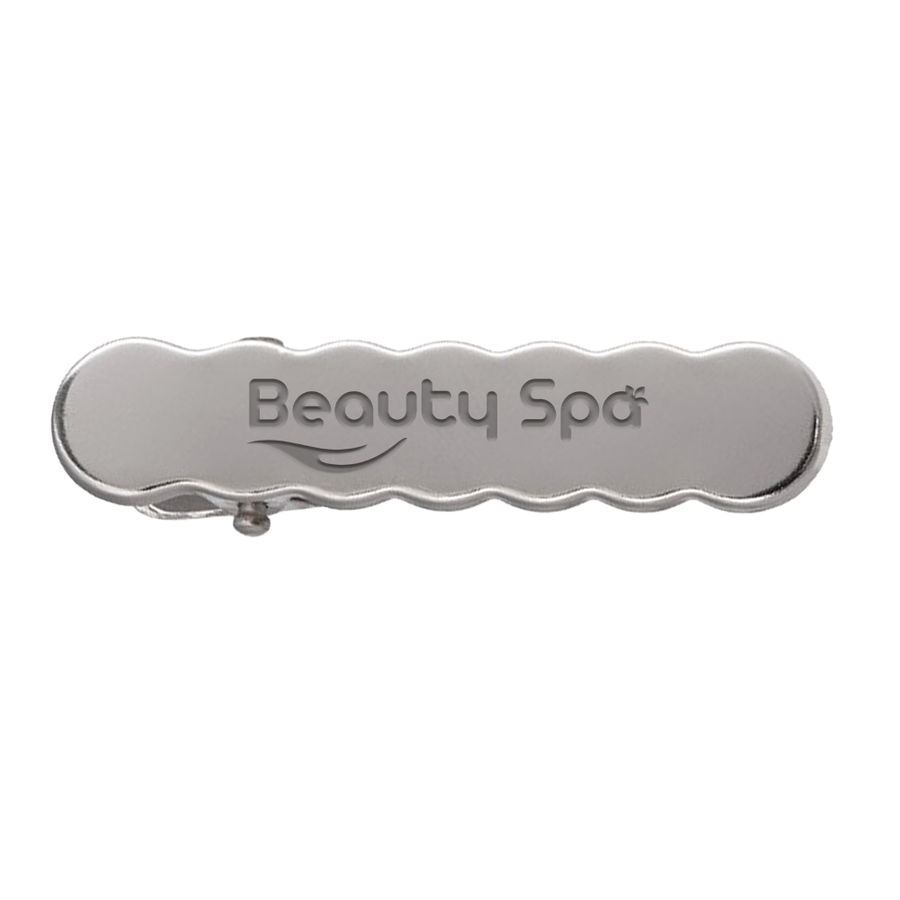 Laser Cut Metal Hair Clips - Custom Ribbons Now