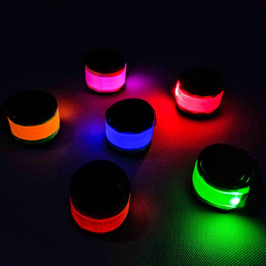 Light Up Slap Wristbands - Custom Ribbons Now