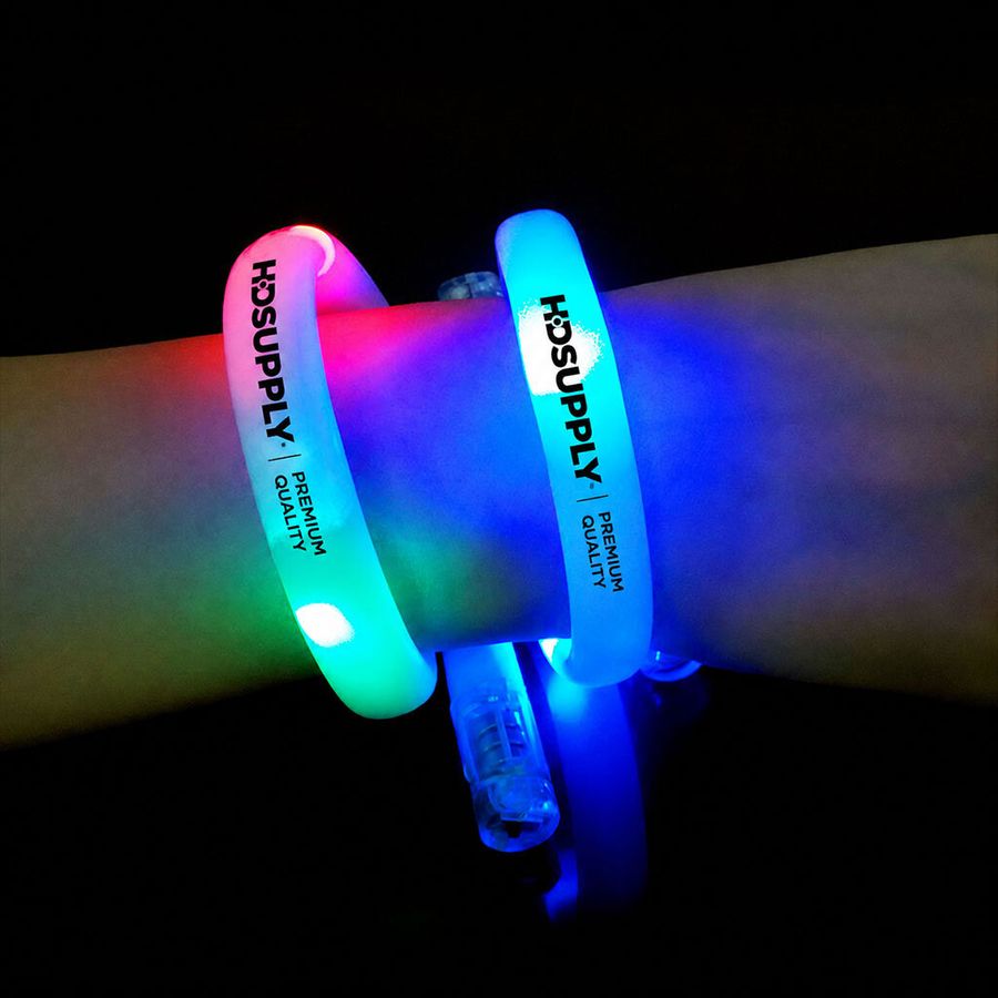 Glow Tube Wristbands - Custom Ribbons Now