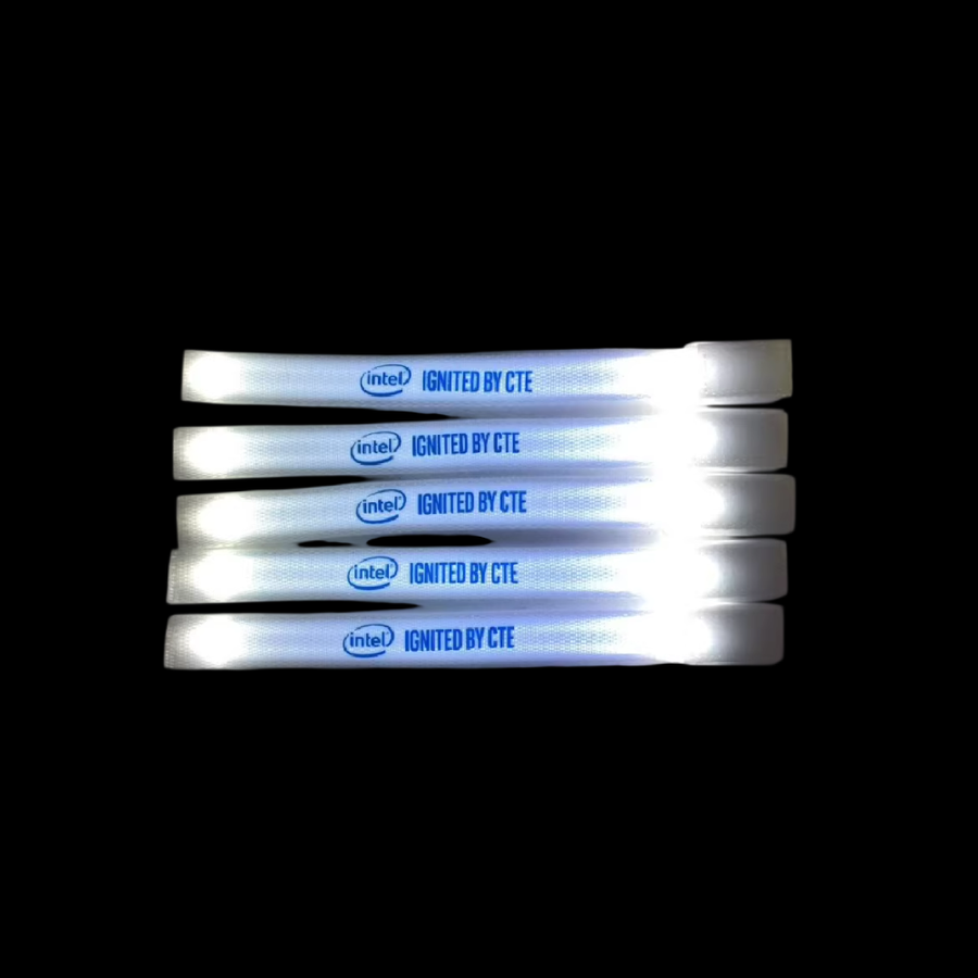 Glow Velcro Wristbands - Custom Ribbons Now