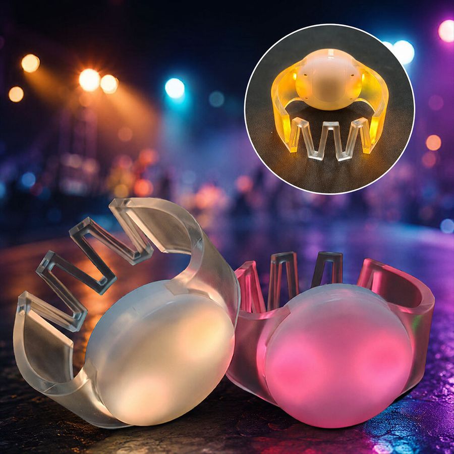 Glow Cheer Wristbands - Custom Ribbons Now