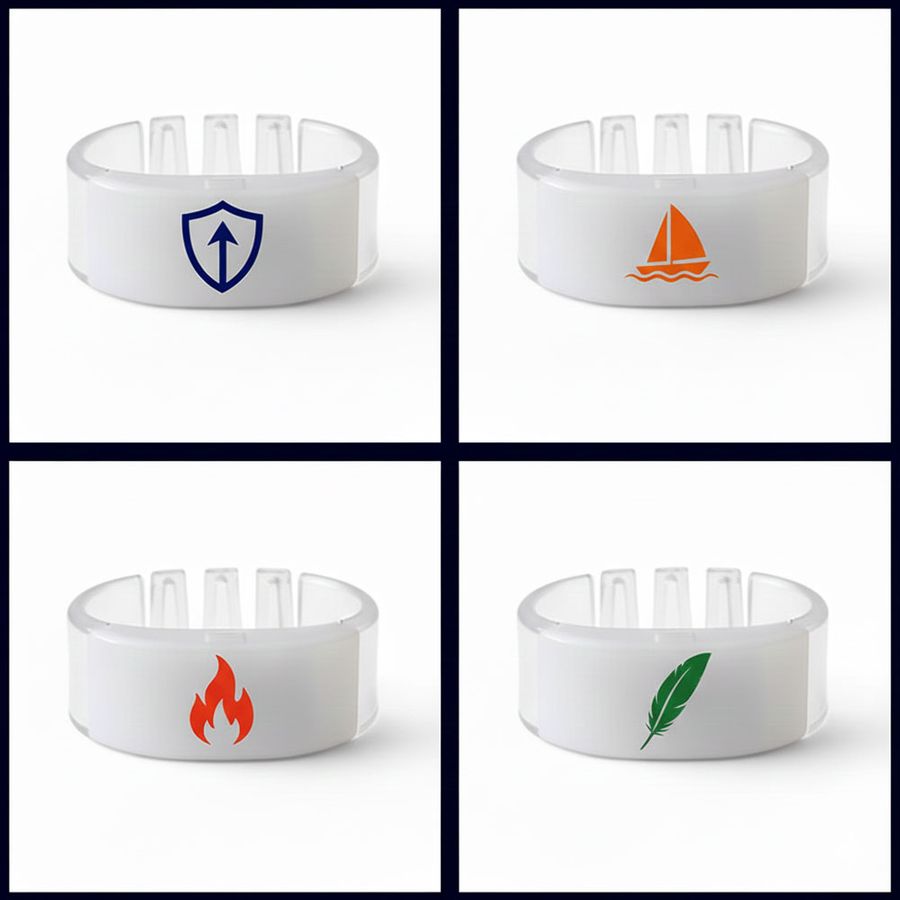 Glow Bangle Wristbands - Custom Ribbons Now