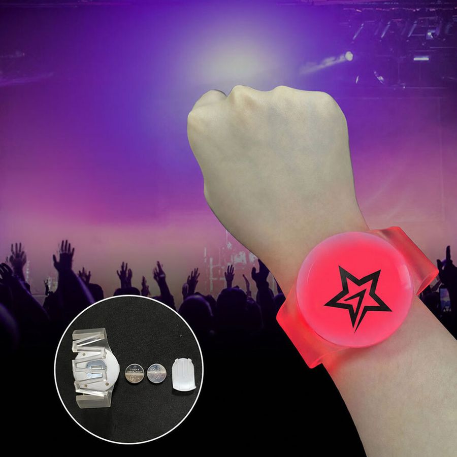Glow Cheer Wristbands - Custom Ribbons Now