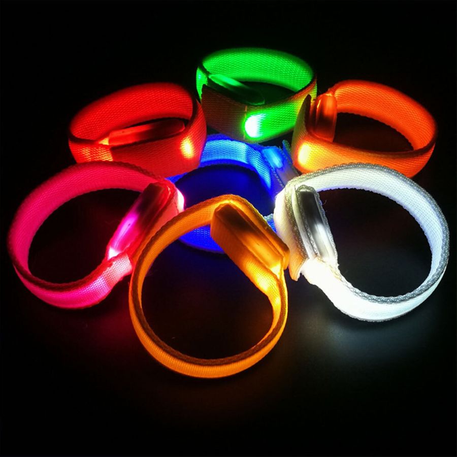 Glow Velcro Wristbands - Custom Ribbons Now