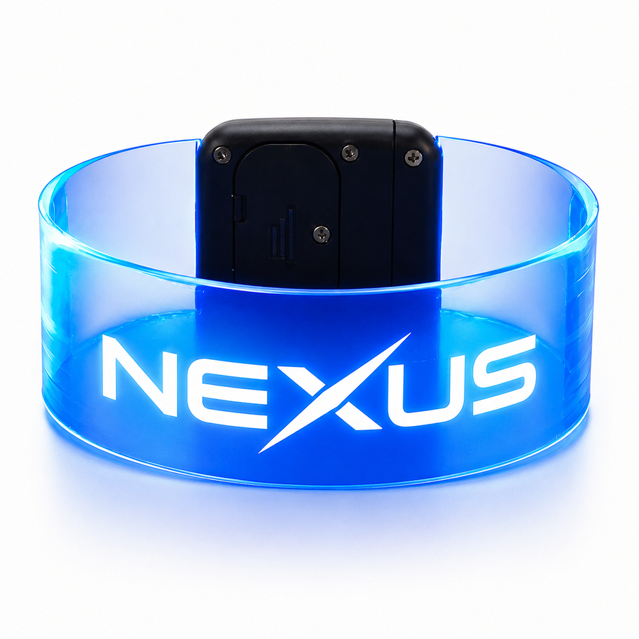 Light Up Magnetic Wristbands - Custom Ribbons Now