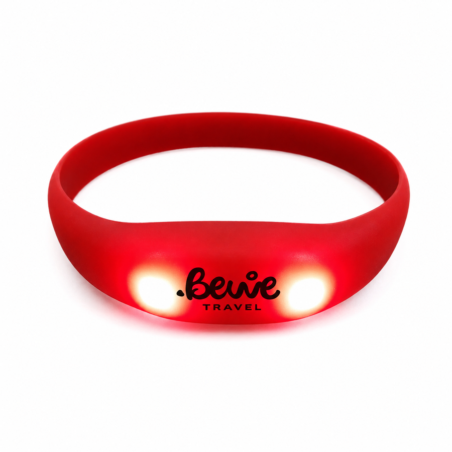 Light Up Silicone Wristbands - Custom Ribbons Now