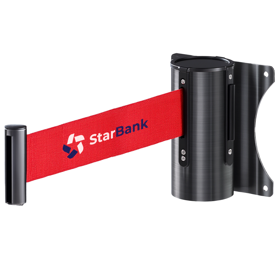 Wall Mount Retractable Belts - Custom Ribbons Now