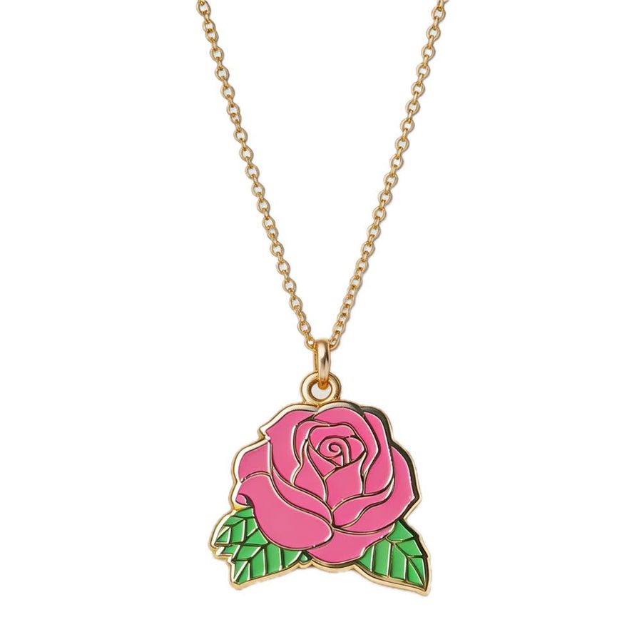 Hard Enamel Charm Necklaces - Custom Ribbons Now