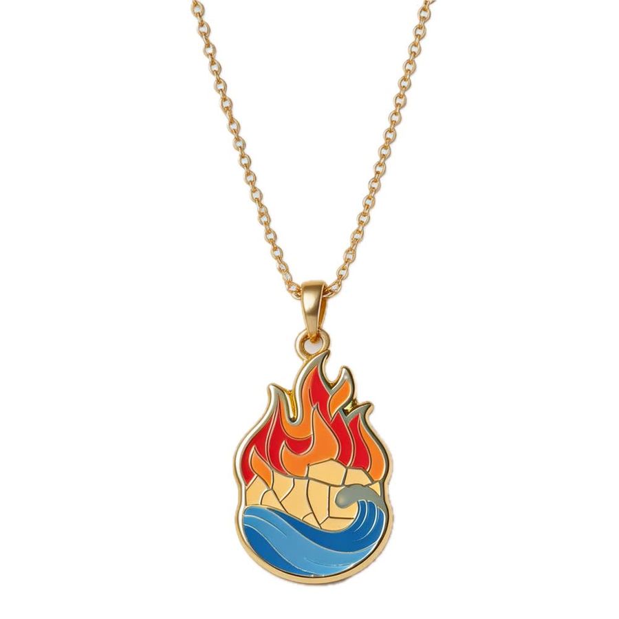 Hard Enamel Charm Necklaces - Custom Ribbons Now