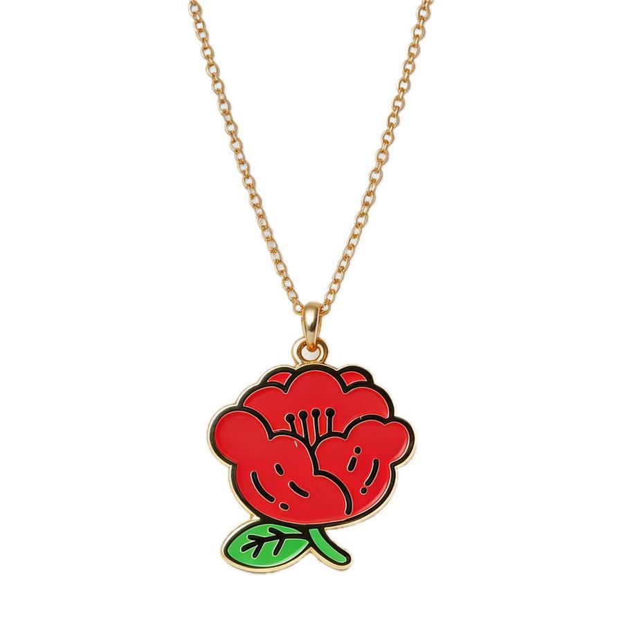 Hard Enamel Charm Necklaces - Custom Ribbons Now
