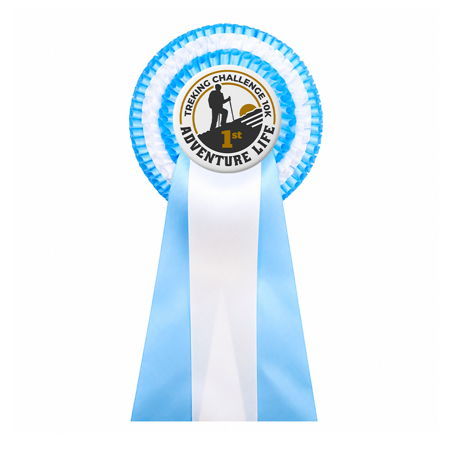 Giant Rosette Buttons - Custom Ribbons Now