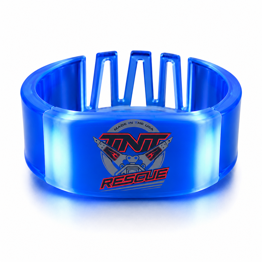 Glow Bangle Wristbands - Custom Ribbons Now