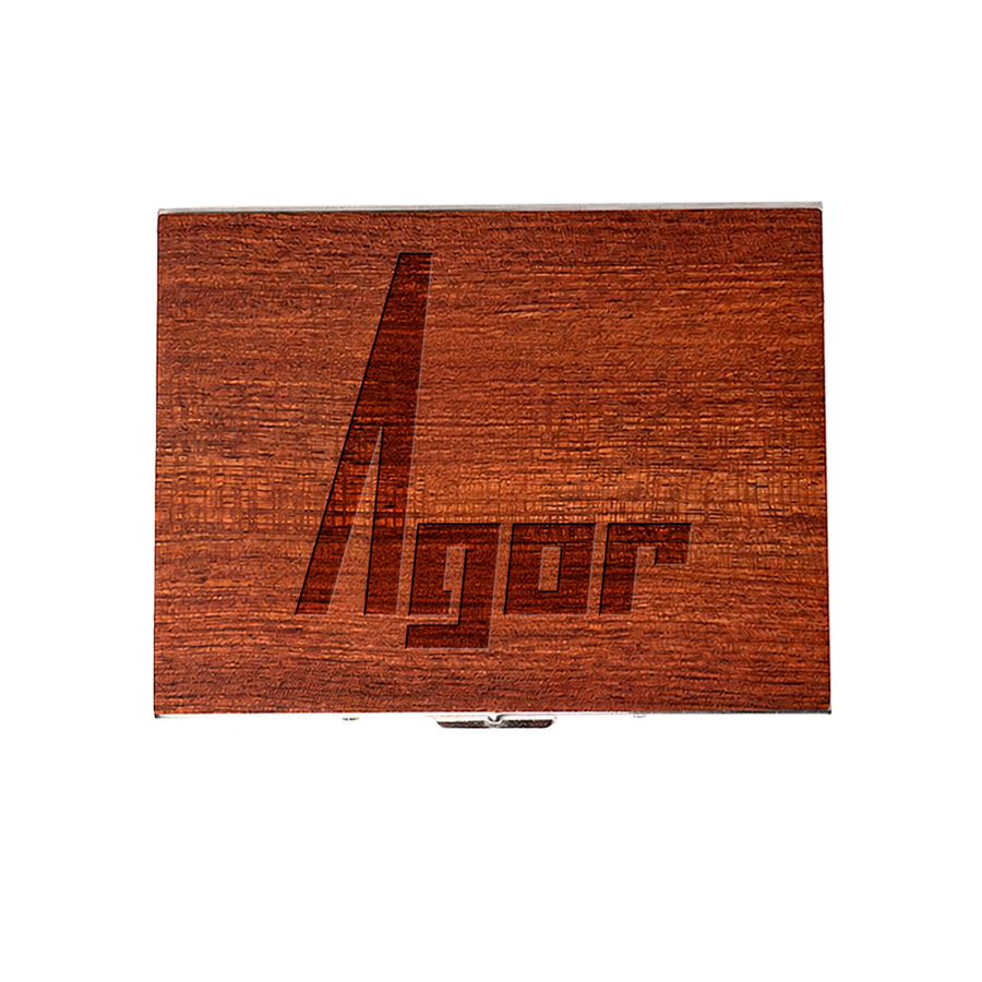 Metal Framed Wooden Cigarette Cases - Custom Ribbons Now