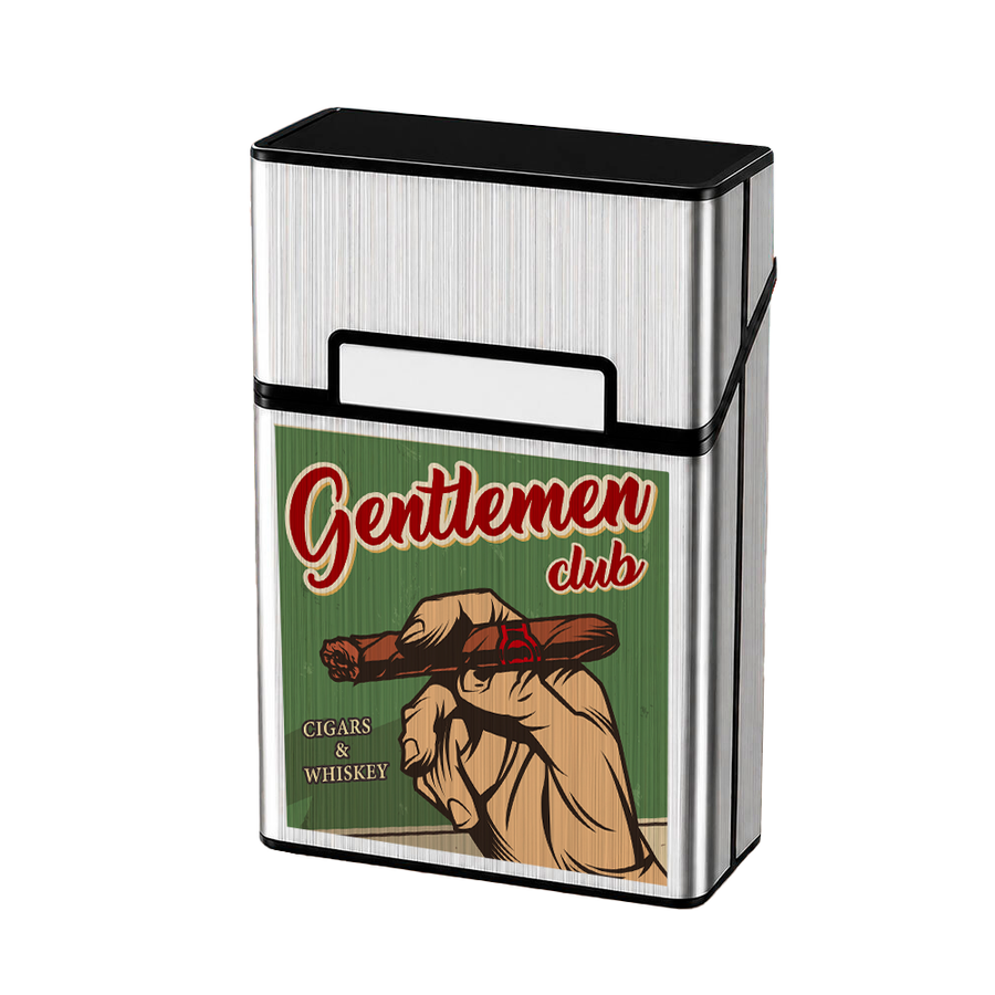 Metal Lid Cigarette Cigarette Cases - Custom Ribbons Now