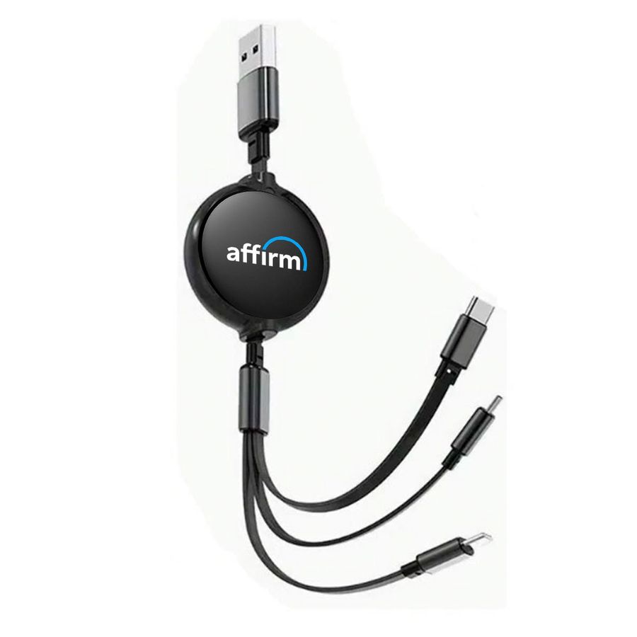 Soft Silicone 3-in-1 Charging Cables - Custom Ribbons Now