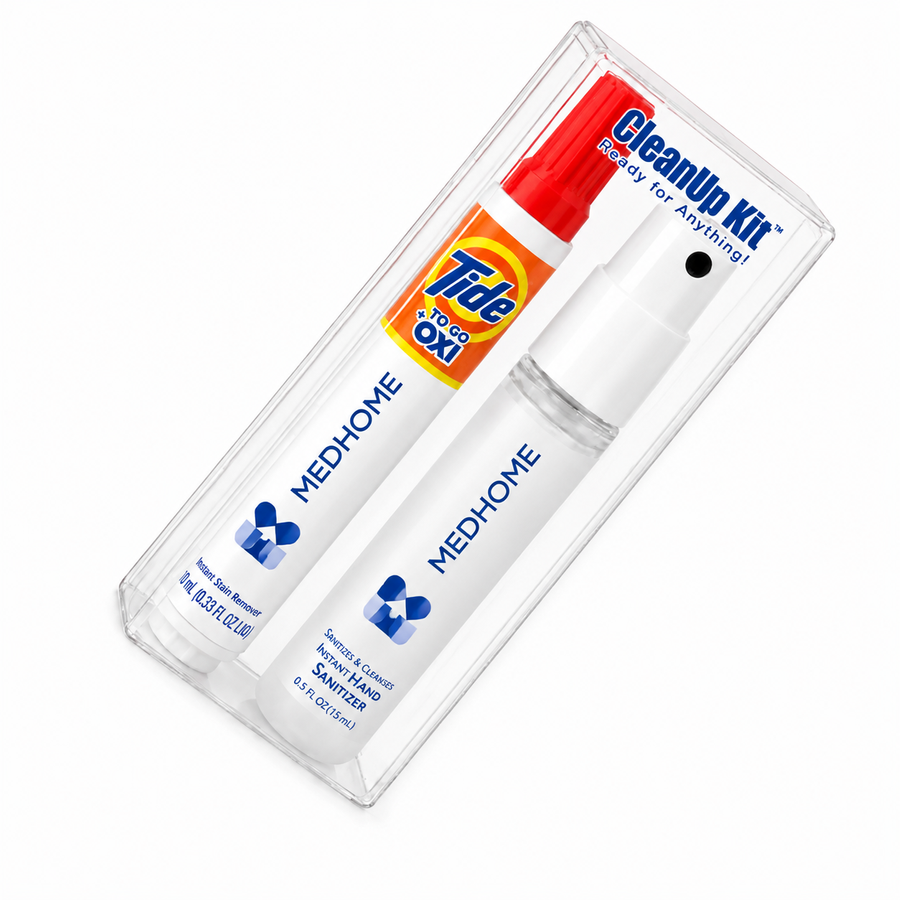 CleanUp Kit - Tide® to Go + Oxi and Sani-Pen® Clipless™ Travel Kits - Custom Ribbons Now