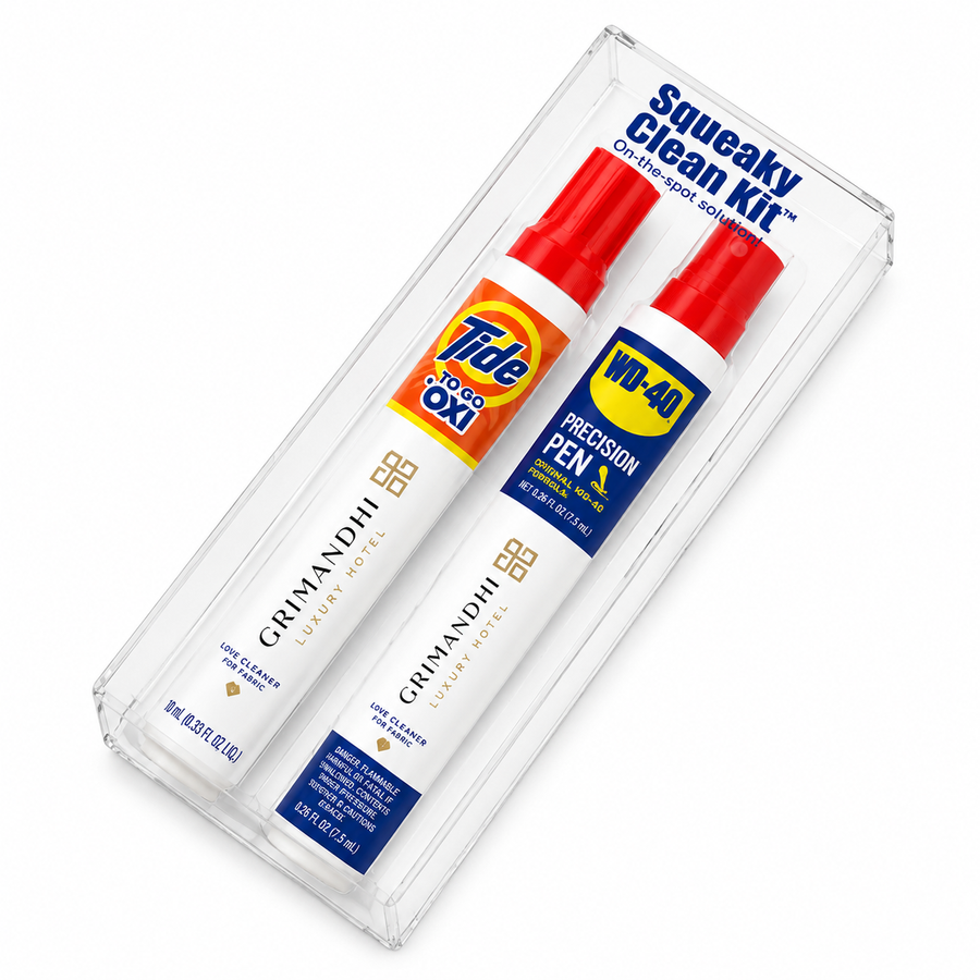 Squeaky Clean Kit - WD-40® Precision Pens and Tide® to Go + Oxi Travel Kits - Custom Ribbons Now
