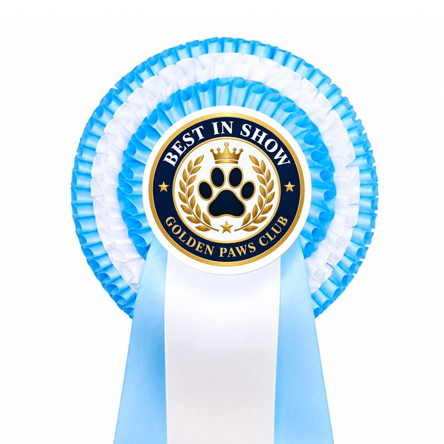 Giant Rosette Buttons - Custom Ribbons Now