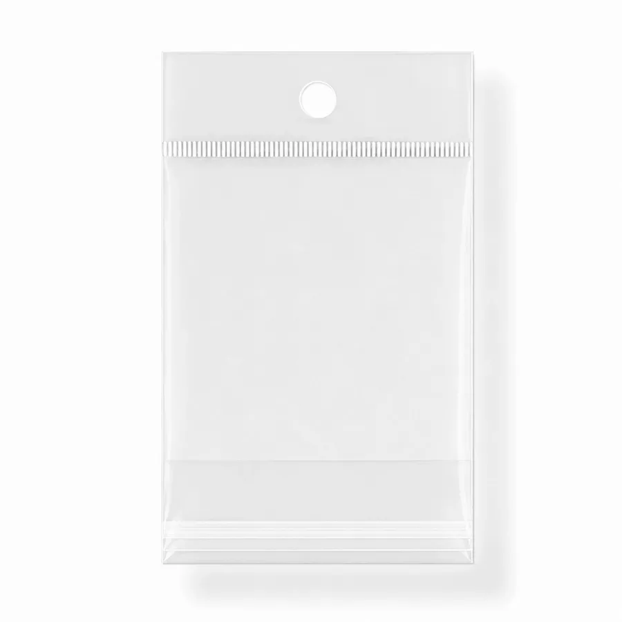 Header Bags with Round Hang Hole - Custom Ribbons Now