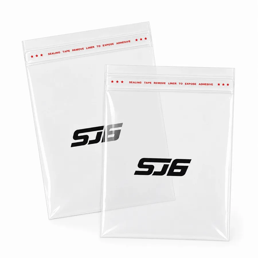 Resealable Clear Poly Bags - Custom Ribbons Now