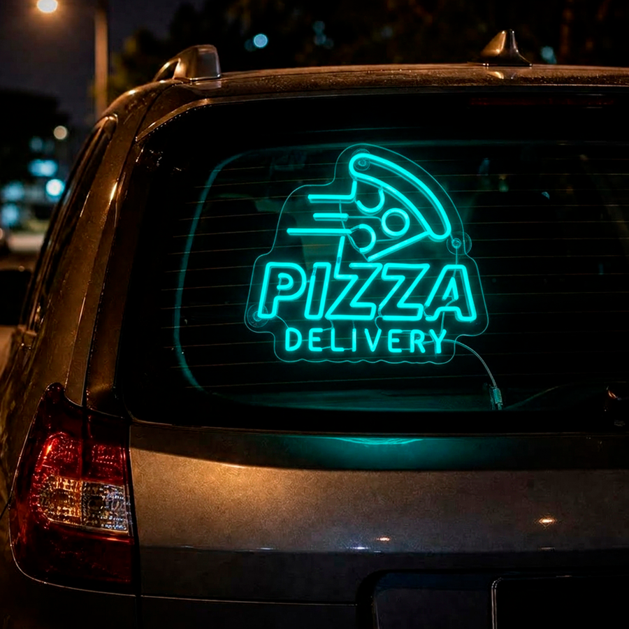 Illuminated Vehicle Signs - Custom Ribbons Now