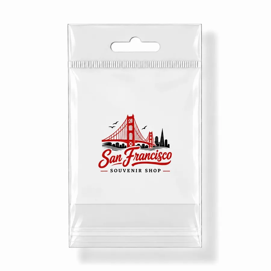 Header Bags with Butterfly Hole - Custom Ribbons Now