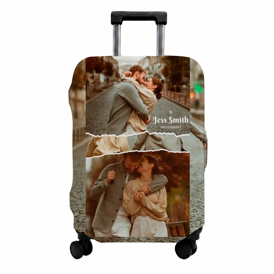 Photo Luggage Covers - Custom Ribbons Now