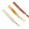 Full Color Metallic Edge Satin Cloth Wristbands