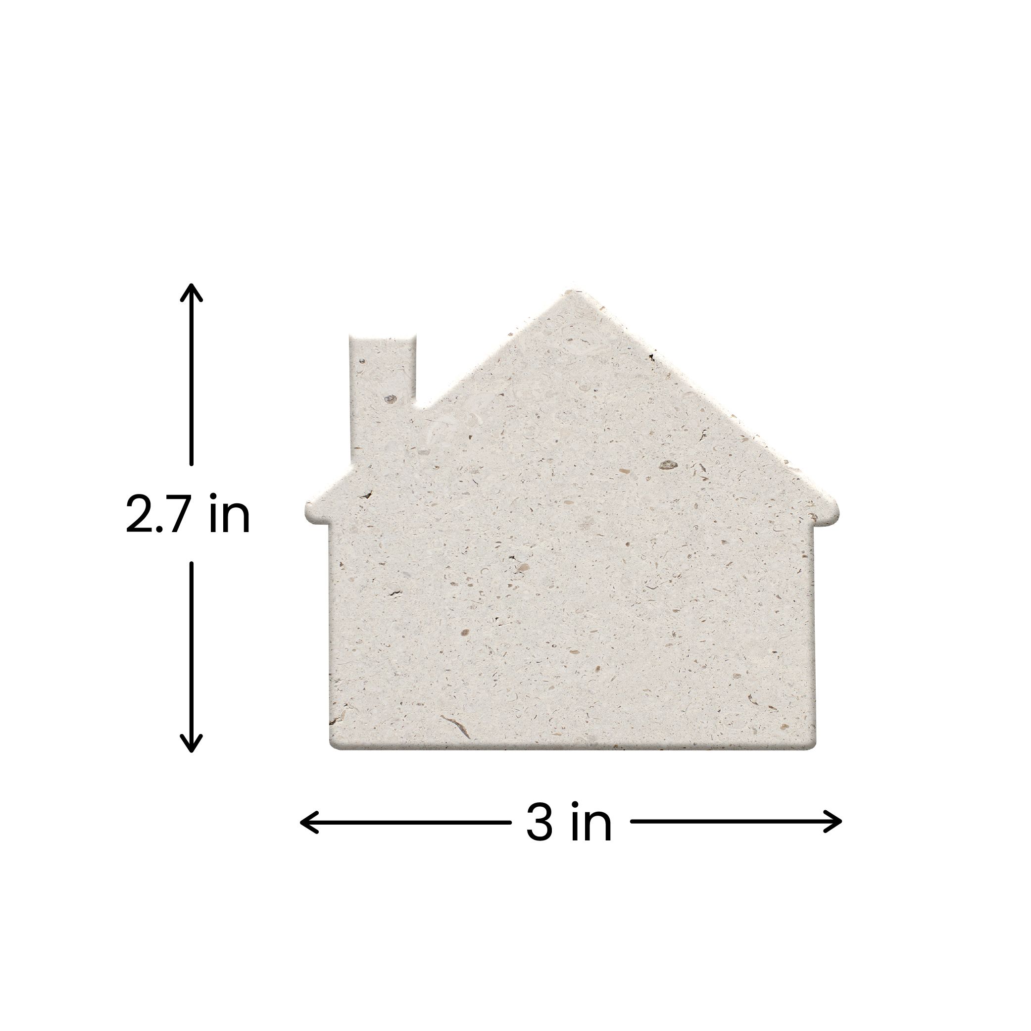 House Shape (3 in. x 2.7 in.)