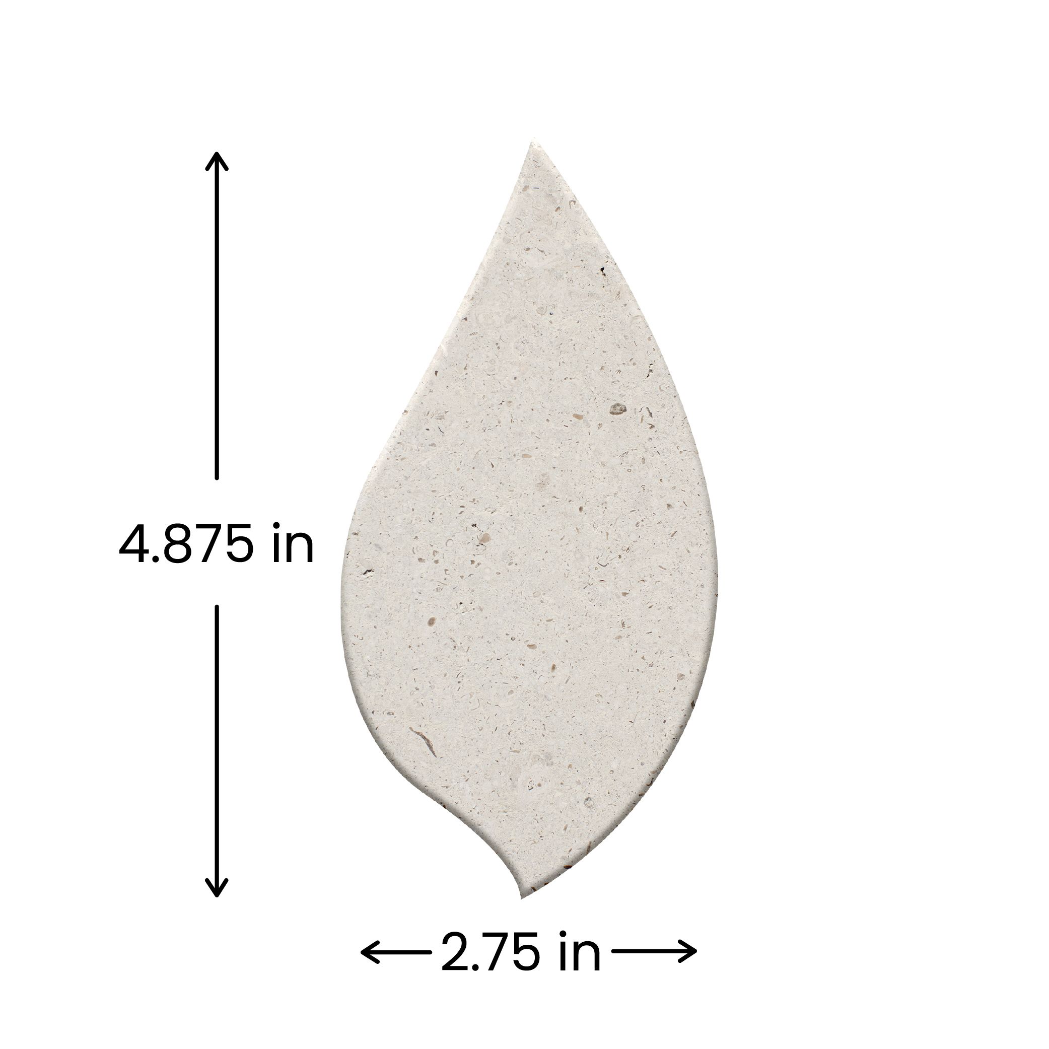 Leaf Shape (4.875 in. x 2.75 in.)