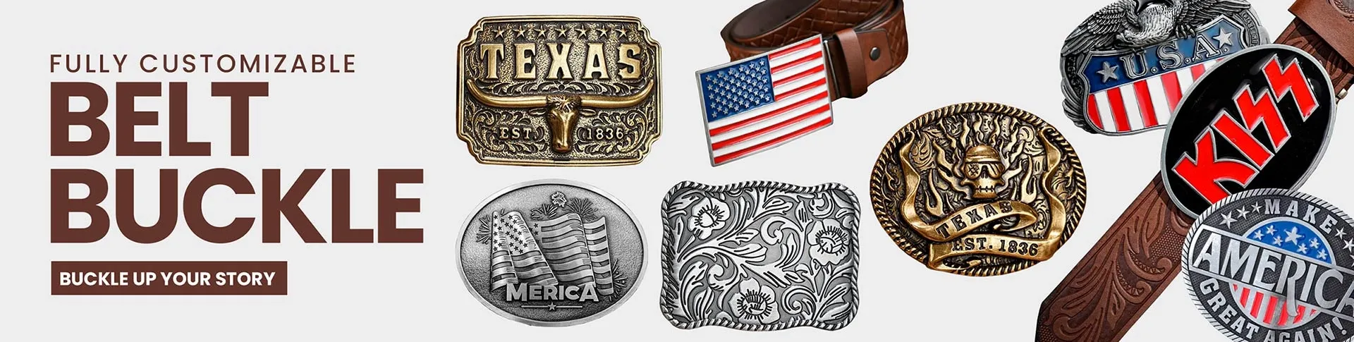 CustomRibbonsNow.Com belt buckles
